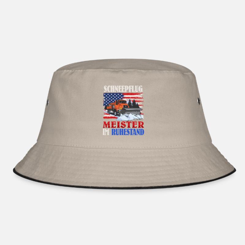 SNOWPLOW RETIRED MASTER Fun Bucket Hat