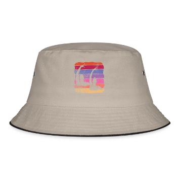 Artistic Swim Team Synchronized Swimming - Bucket Hat - khaki/black - Front