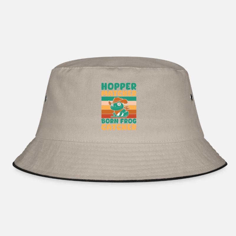 Frog Catcher Hopper Matcher Frog Bucket Hat
