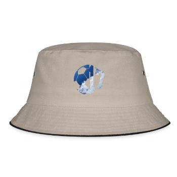 NR. 17 FUßBALLER NUMMER 17 FUßBALL 17. GEBURTSTAG - Bucket Hat - Khaki/Schwarz - Vorne