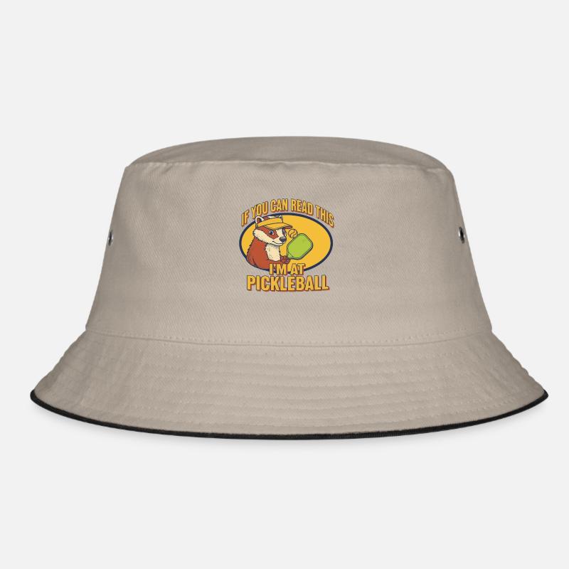 Pickleball: Wenn du das lesen kannst, bin ich bei Funny Player Bucket Hat