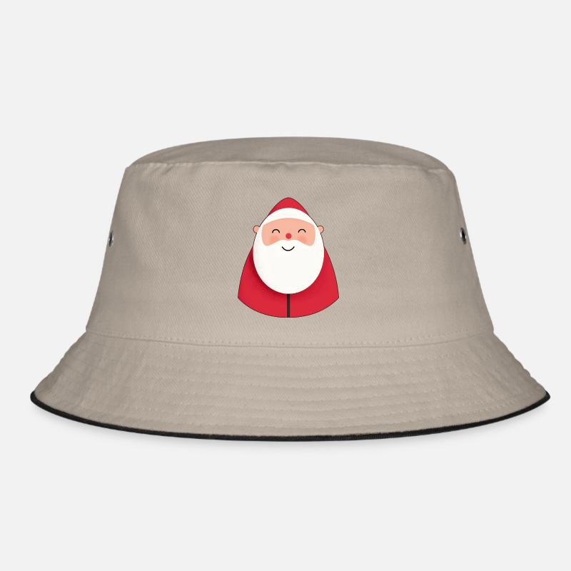 Kindisches Weihnachtsmann-Lächeln Spaß Bucket Hat