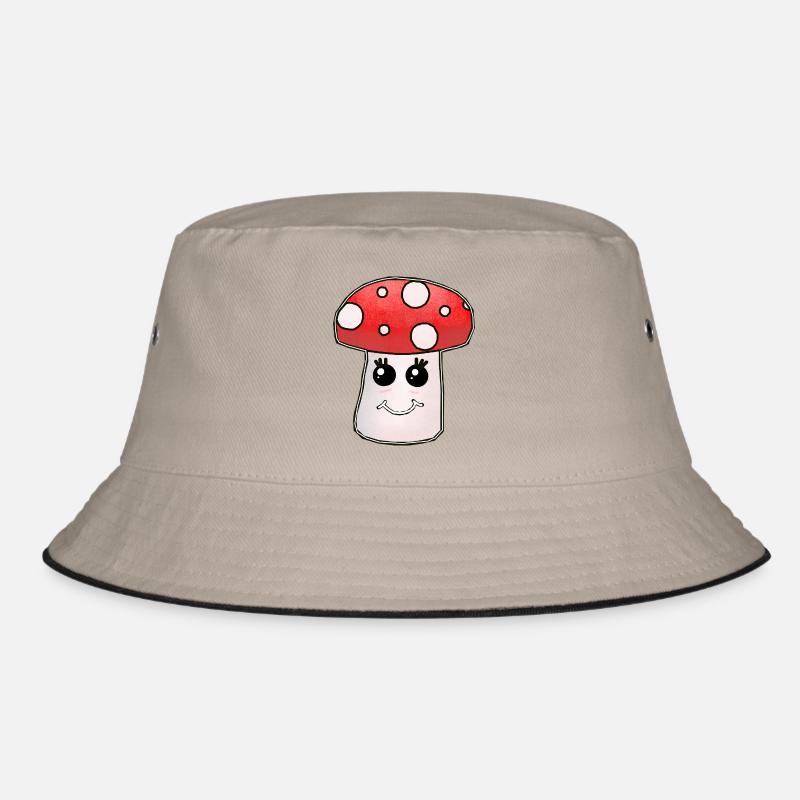 Kawaii Mushroom Toadstool Bucket Hat
