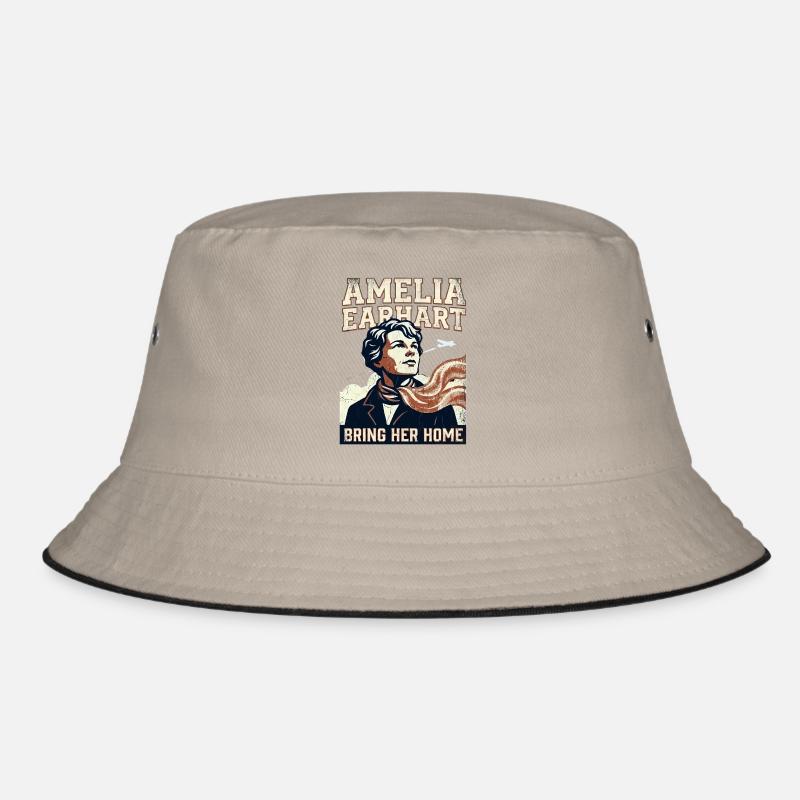 Amelia Earhart – Bring sie nach Hause Bucket Hat