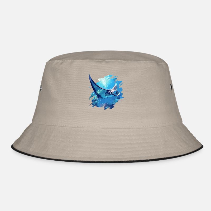 Rochen Mantarochen Bucket Hat