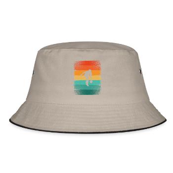 Bowling - Bucket Hat - Khaki/Schwarz - Vorne