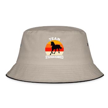 Team Traber - Bucket Hat - Khaki/Schwarz - Vorne