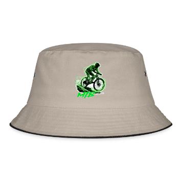 MTB - Bucket Hat - Khaki/Schwarz - Vorne
