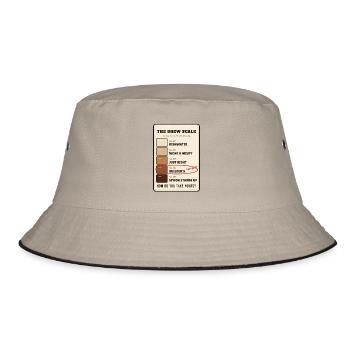 Die Brühwaage: Wie nehmen Sie Ihren Tee? - Bucket Hat - Khaki/Schwarz - Vorne