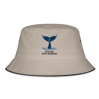 Dive deep into Science - Bucket Hat - khaki/black - Front