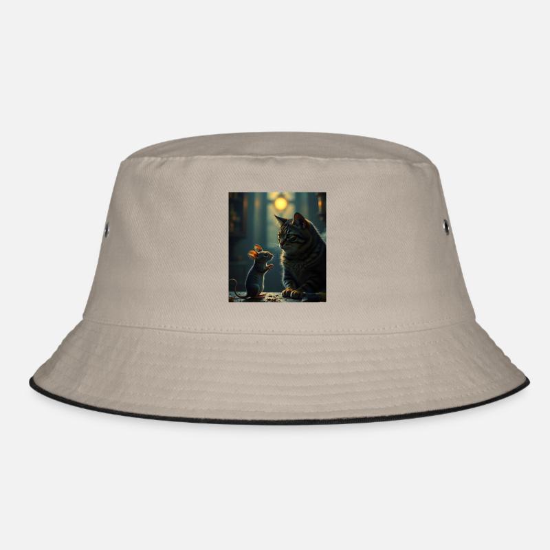 Didimaus69 - Bucket Hat - Khaki/Schwarz