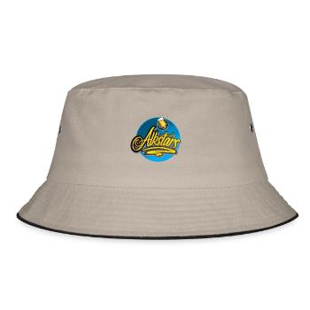 Alkstars Party Crew Sauftour - Bucket Hat - Khaki/Schwarz - Vorne