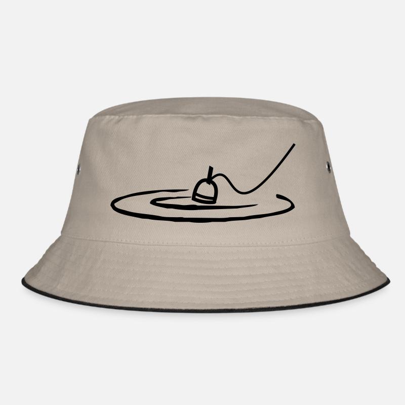 angeln - Bucket Hat - Khaki/Schwarz