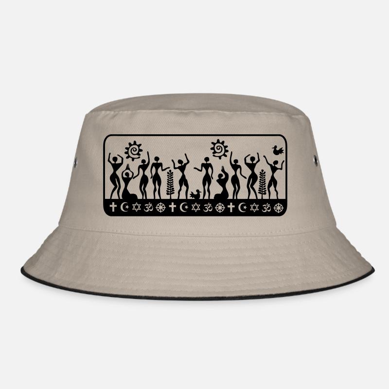 human religions - Bucket Hat - khaki/black