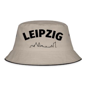 Leipzig - Bucket Hat - Khaki/Schwarz - Vorne