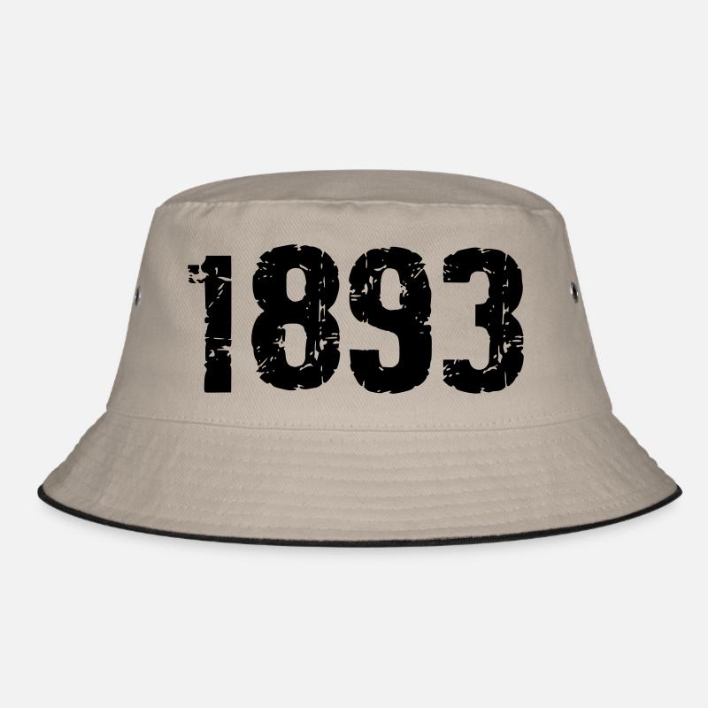 1893 - Bucket Hat - Khaki/Schwarz