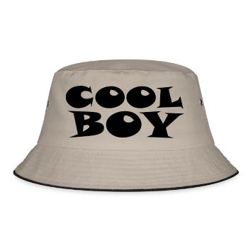 Cool Boy - Cool boy - Bucket Hat - khaki/black - Front