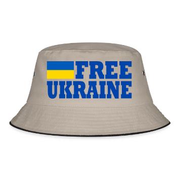 Free ukraine - Bob - kaki/noir - Devant