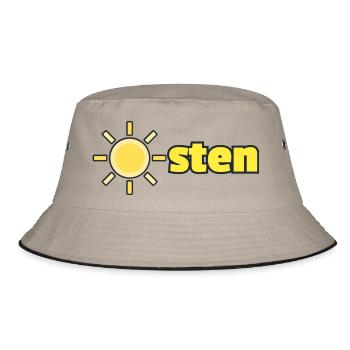 Osten - Bucket Hat - Khaki/Schwarz - Vorne