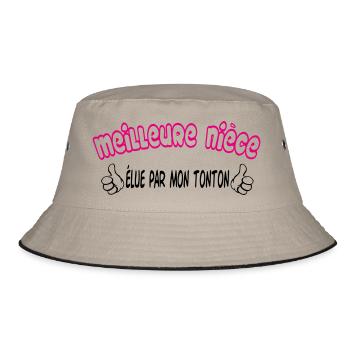 Best Niece - Bucket Hat - khaki/black - Front