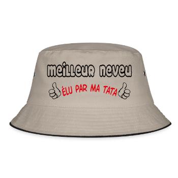 BEST Nephew - Bucket Hat - khaki/black - Front