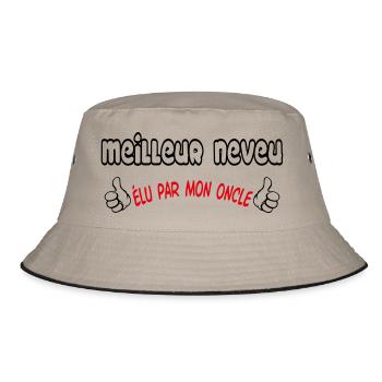 BEST Nephew - Bucket Hat - khaki/black - Front