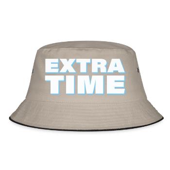 EXTRA TIME - Bucket Hat - khaki/black - Front