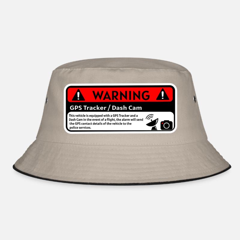 Dash Cam GPS Alert Bucket Hat