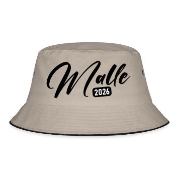 Malle 2026 - Bucket Hat - khaki/black - Front