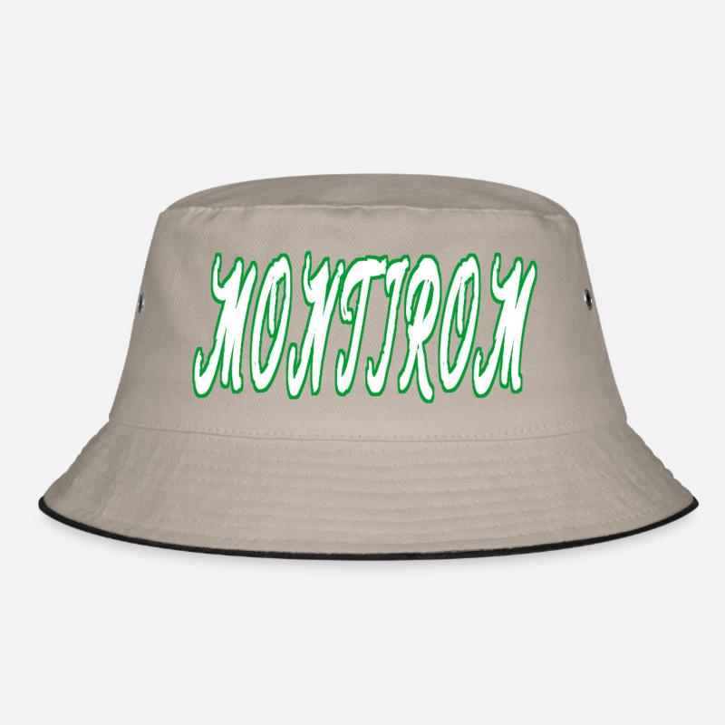 Montirom text Bucket Hat