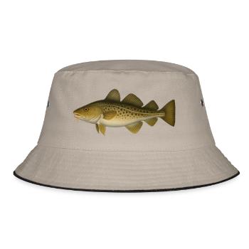 Dorsch - Bucket Hat - Khaki/Schwarz - Vorne