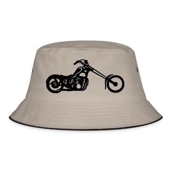 Chopper 01 - Bucket Hat - Khaki/Schwarz - Vorne
