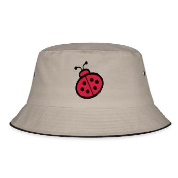 ladybug - Bucket Hat - khaki/black - Front