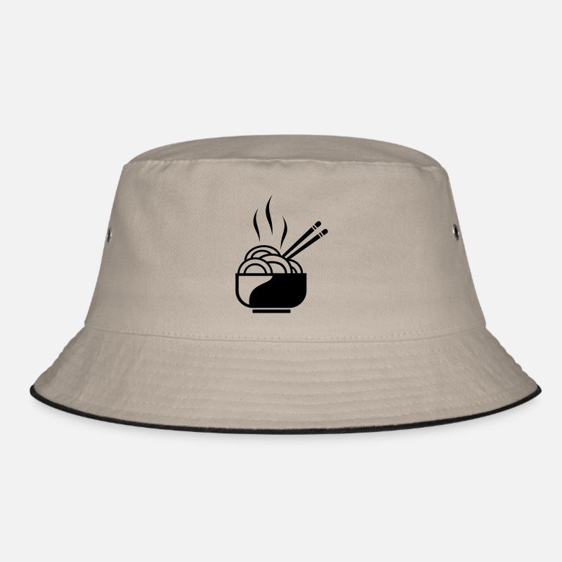 Nudeln mit Stäbchen Bucket Hat