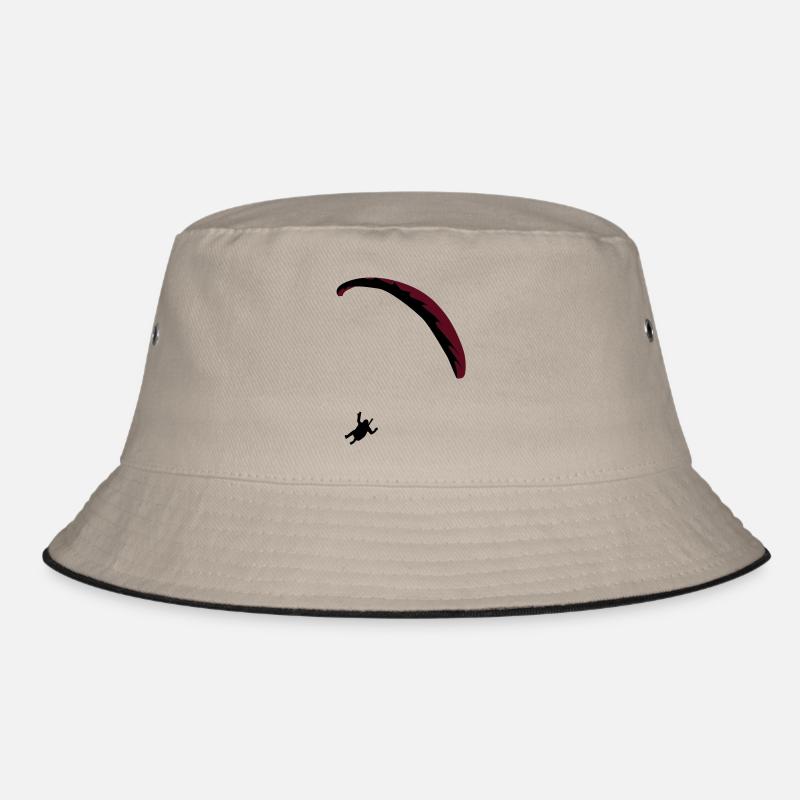 Gleitschirm Praglider - Bucket Hat - Khaki/Schwarz