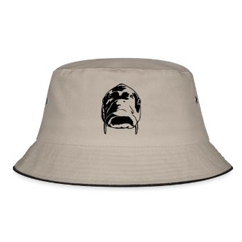 Karpfen - Bucket Hat - Khaki/Schwarz - Vorne