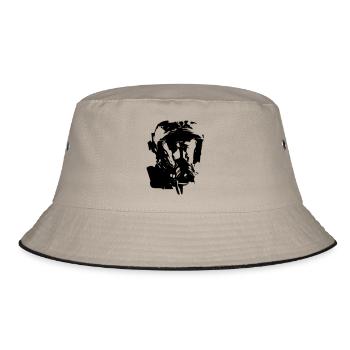 casque pompier ari - Bob - kaki/noir - Devant
