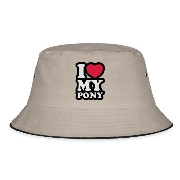 I love my pony - J'aime mon poney - Bob - kaki/noir - Devant