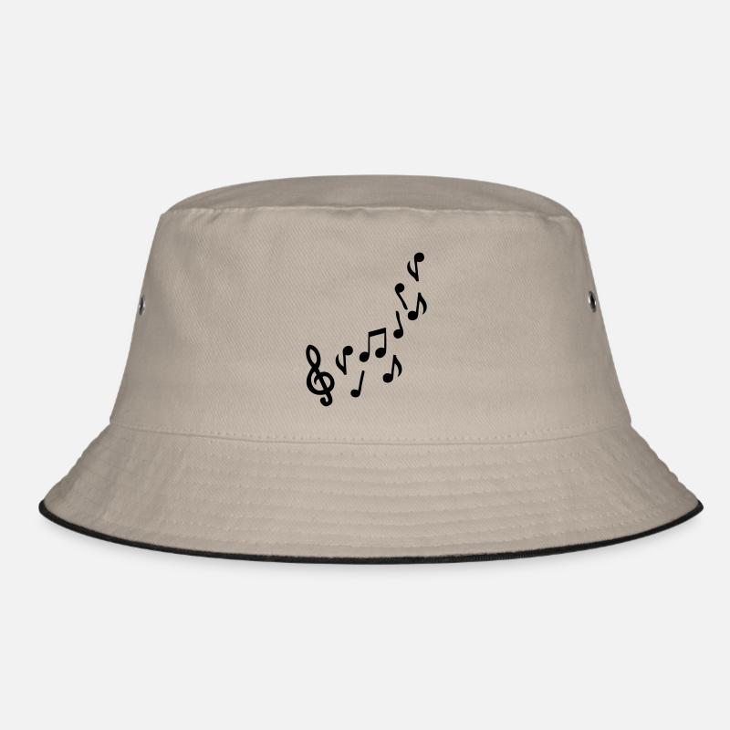 music note Bucket Hat