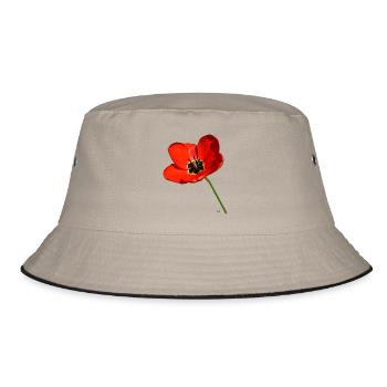 Coquelicot rouge - Bob - kaki/noir - Devant