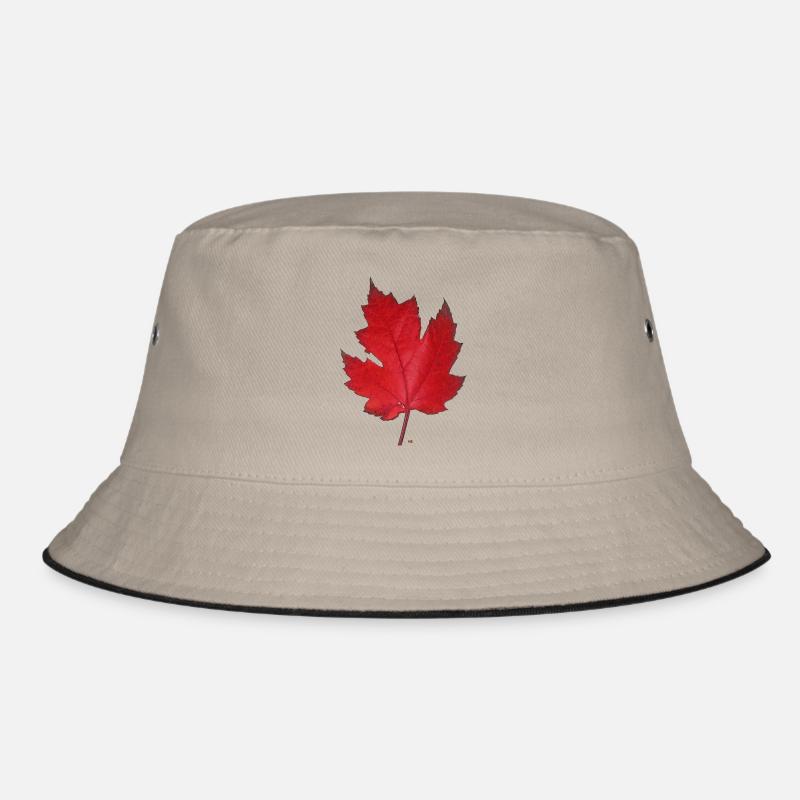 Rotes Ahornblatt Bucket Hat