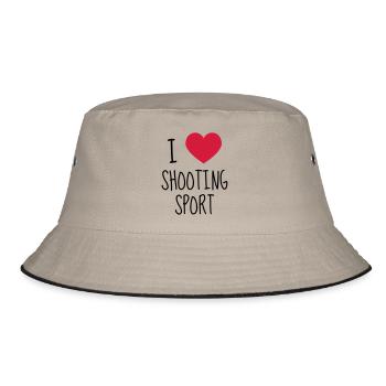 Sport Shooting - Sportschießen - Tir - Sport - Bucket Hat - khaki/black - Front