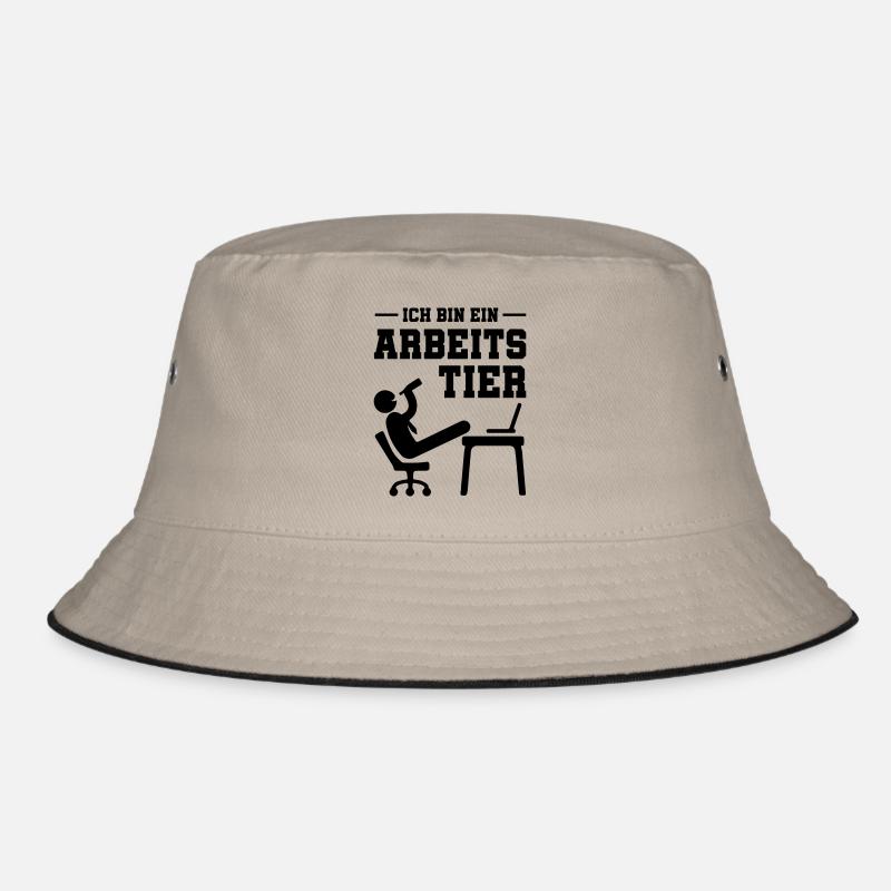 ich bin ein arbeitstier Bucket Hat