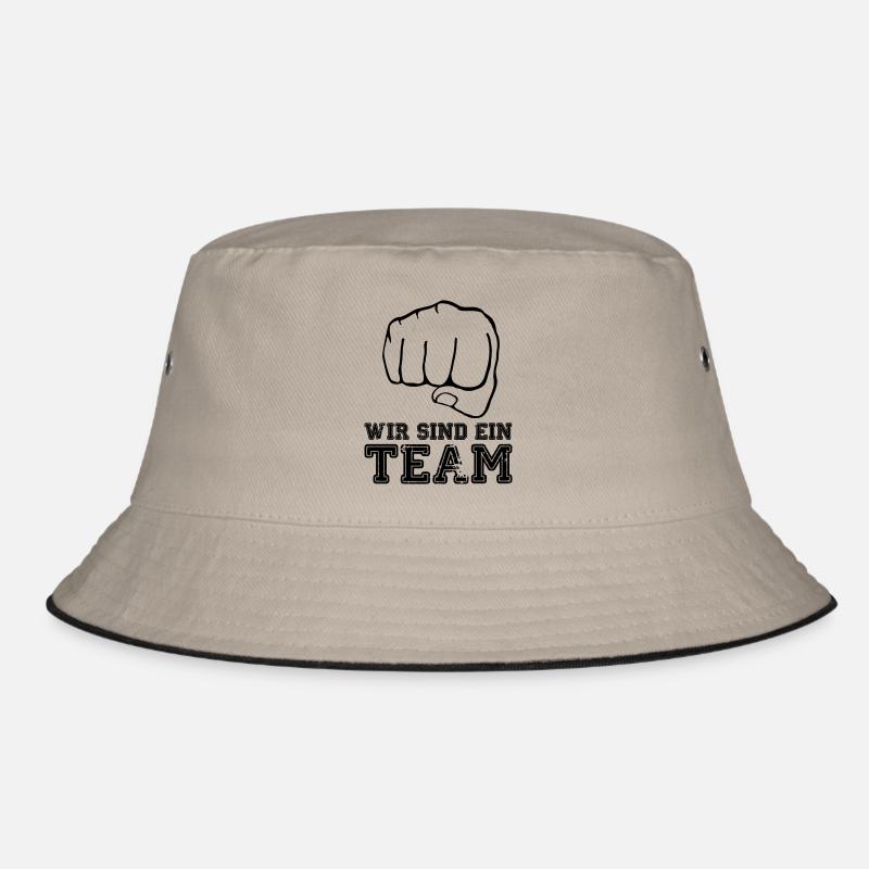 wir_sind_ein_team_faust Bucket Hat