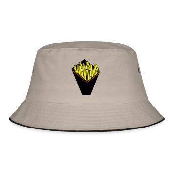 FRIED CONE - Bucket Hat - khaki/black - Front