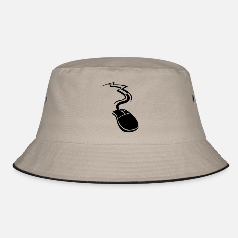 Computer Mouse Design Bucket Hat