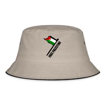 Free palestine - Bob - kaki/noir - Devant