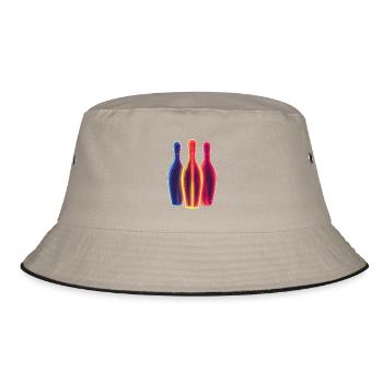 90s Bowling - Bucket Hat - khaki/black - Front