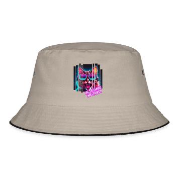 In Techno we trust - Bucket Hat - khaki/black - Front