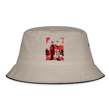 geisha_djinn - Bucket Hat - Khaki/Schwarz - Vorne